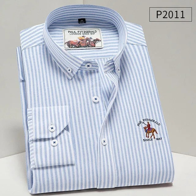 Dressing Smart  -   Men Shirt Oxford fit. 100% Cotton Shirt
