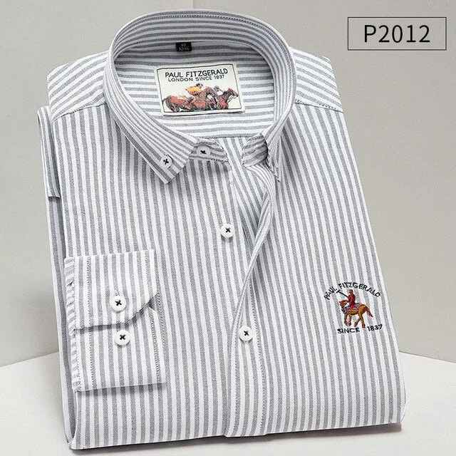 Dressing Smart  -   Men Shirt Oxford fit. 100% Cotton Shirt