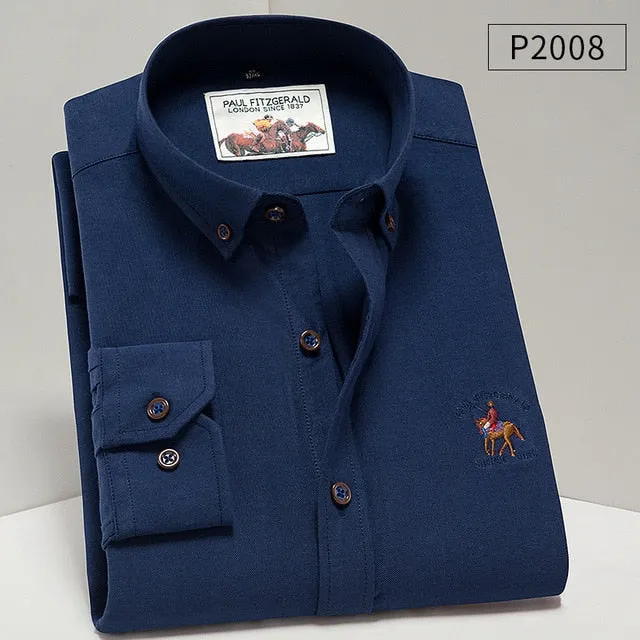 Dressing Smart  -   Men Shirt Oxford fit. 100% Cotton Shirt