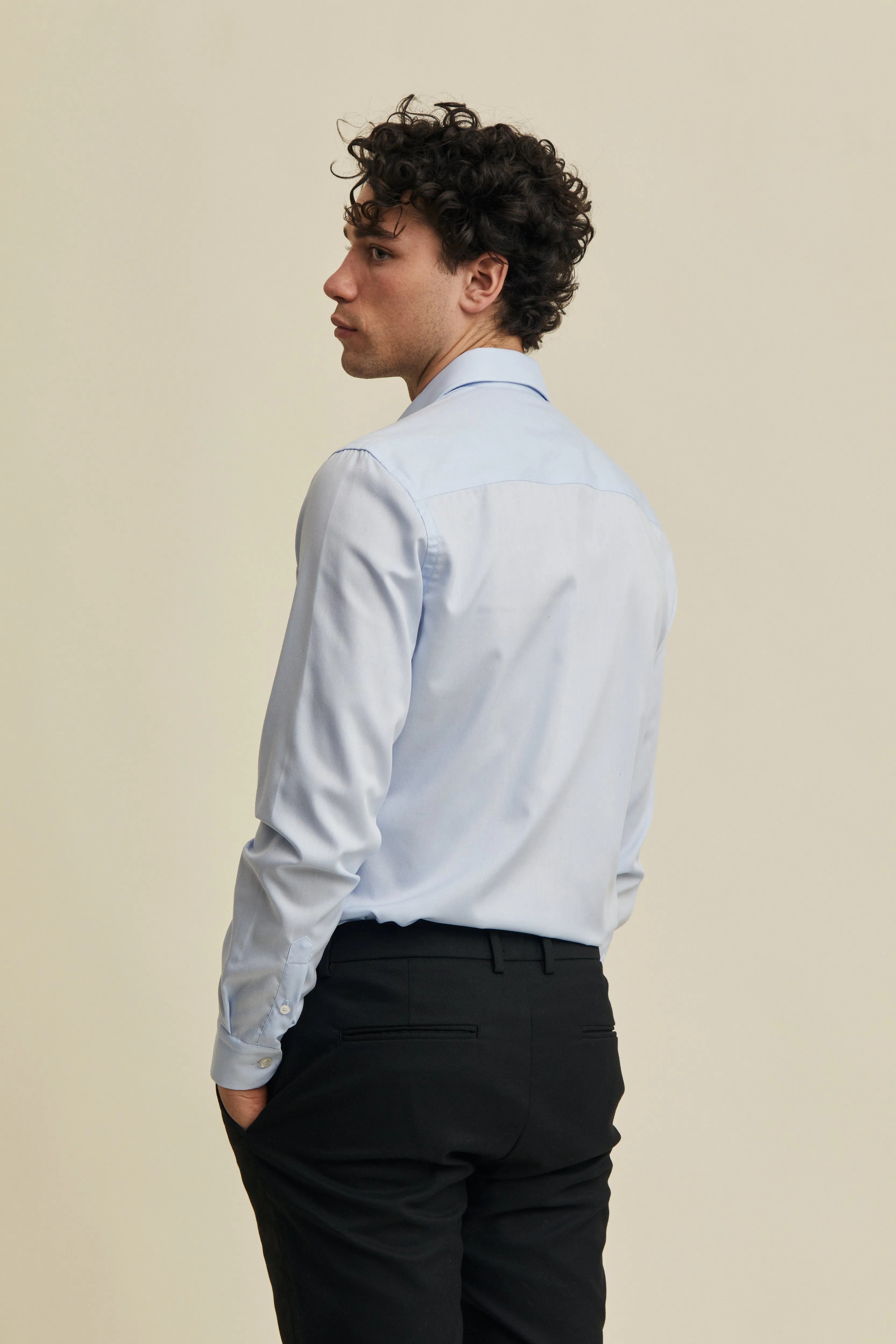 Easy Iron Shirt Light Blue
