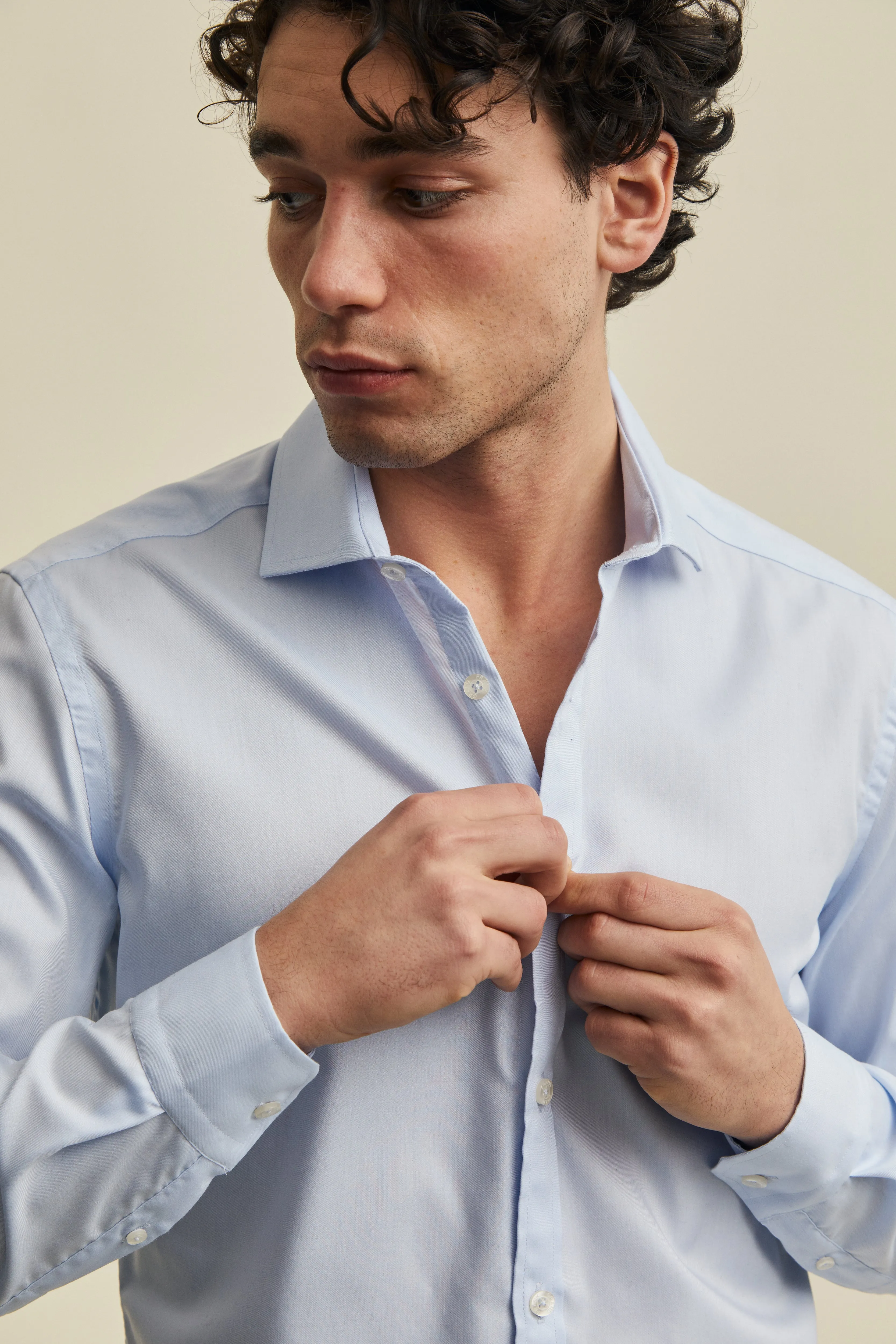 Easy Iron Shirt Light Blue