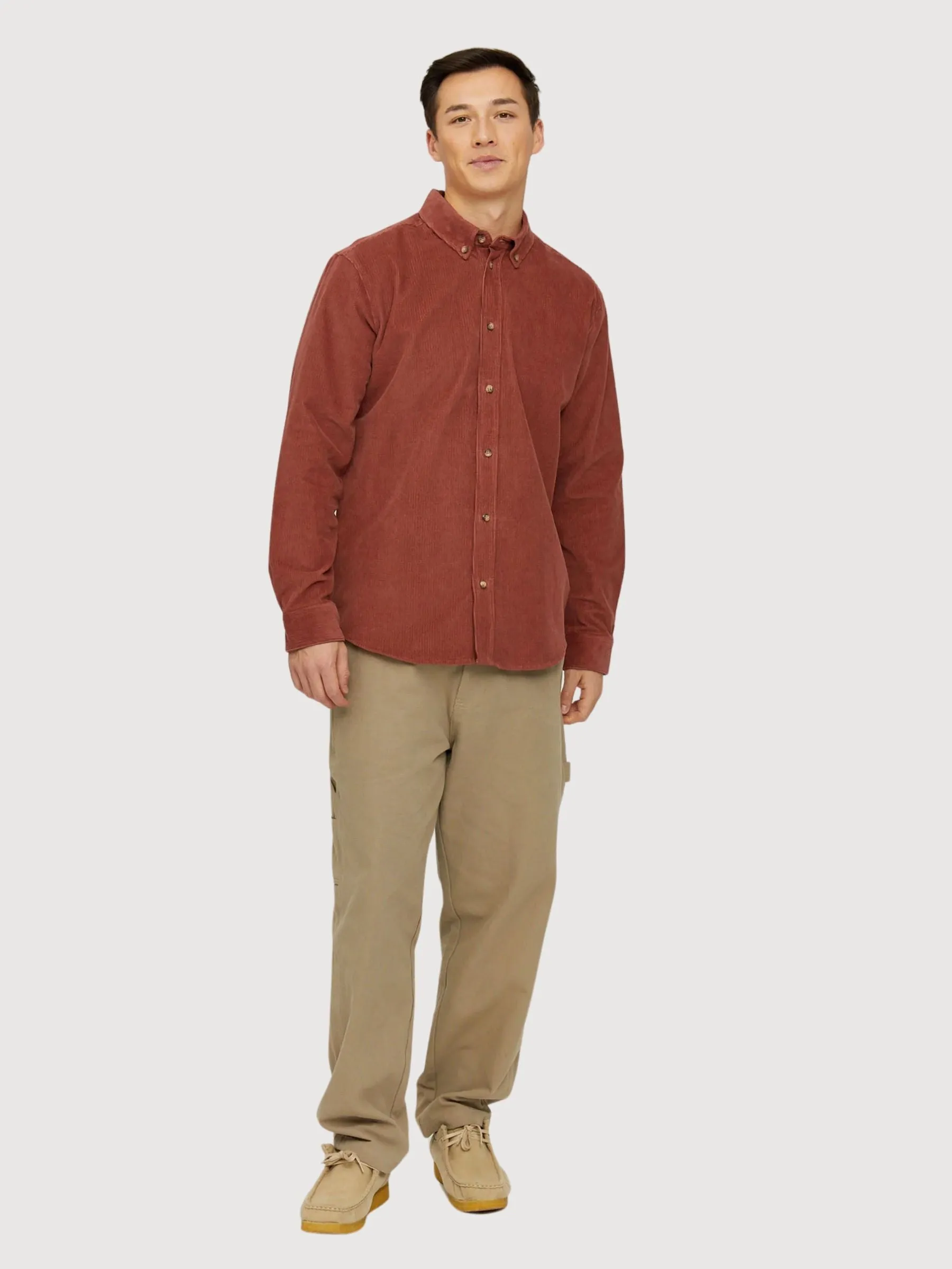 Elon Man Shirt Mahogany | Mazine