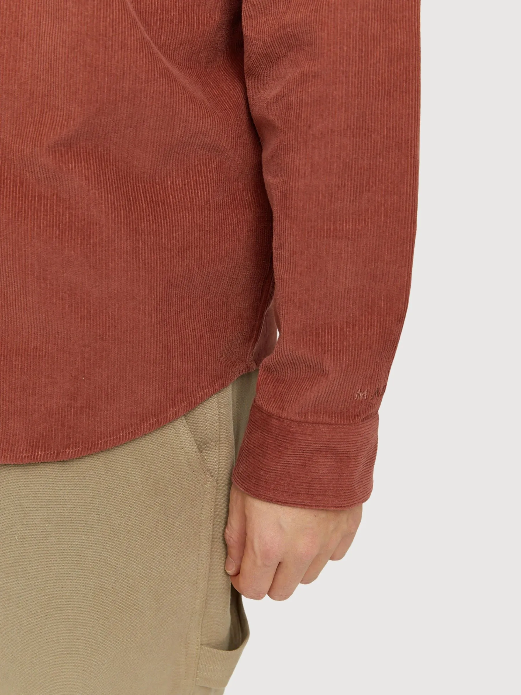 Elon Man Shirt Mahogany | Mazine