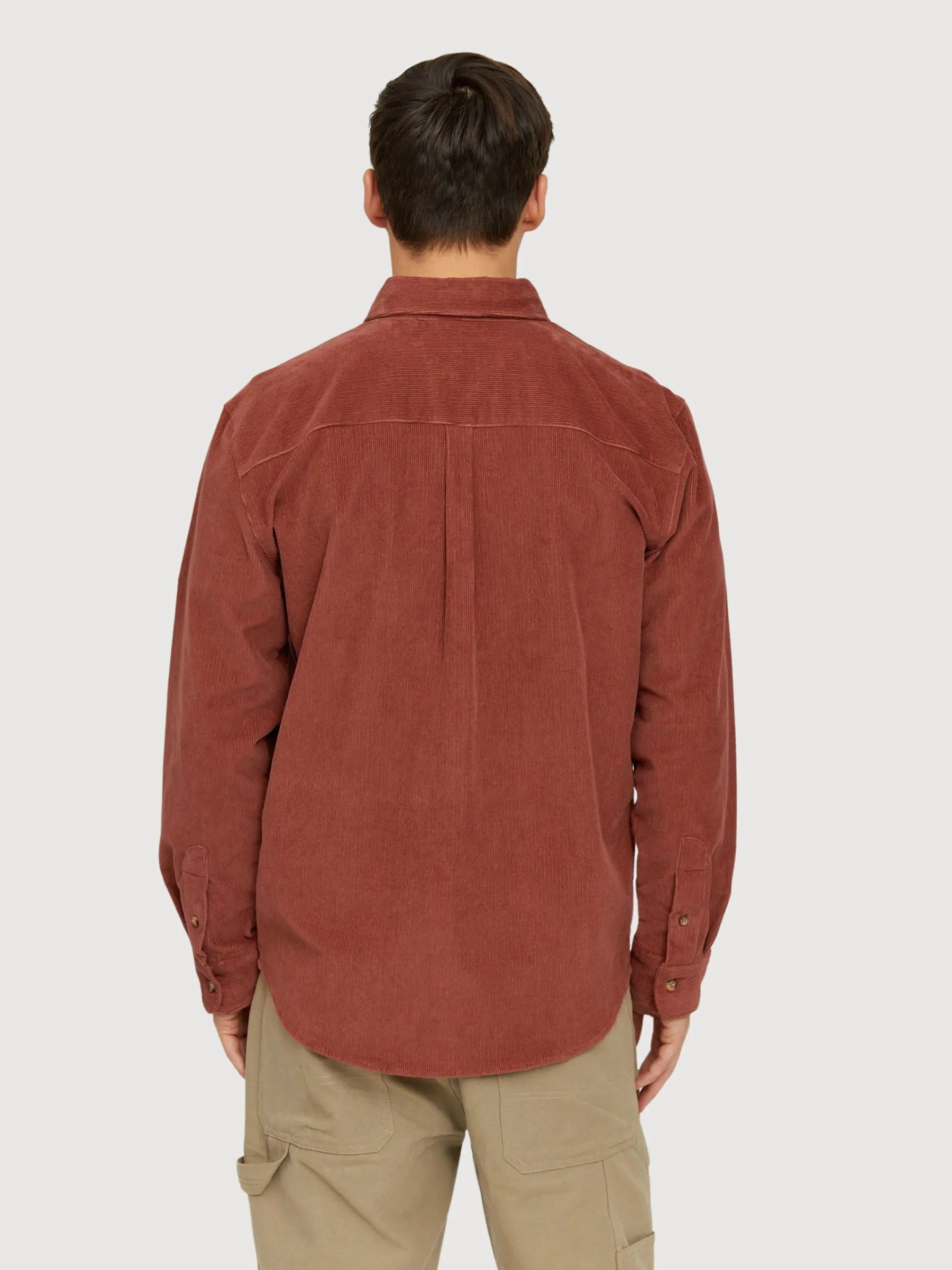 Elon Man Shirt Mahogany | Mazine