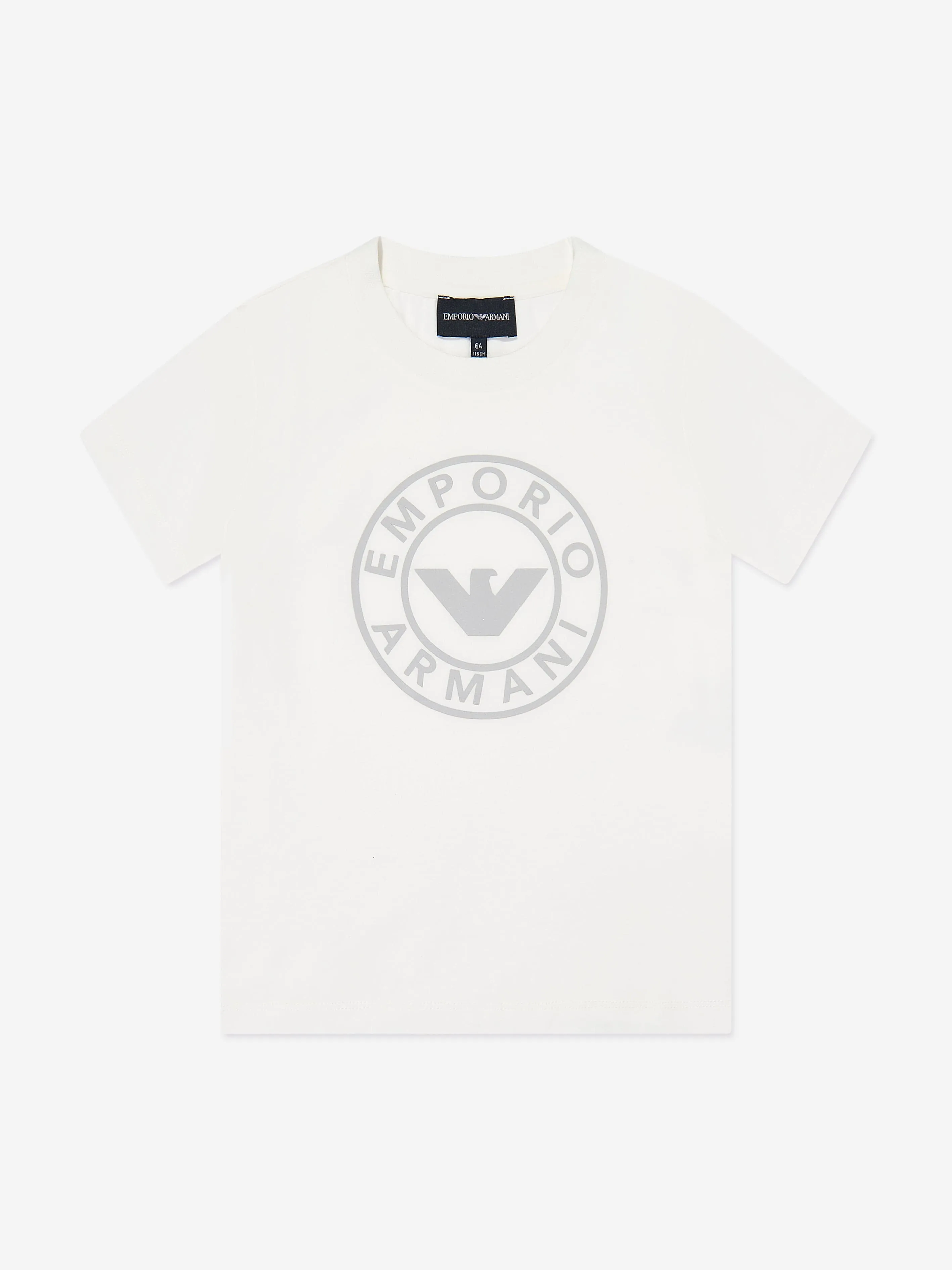 Emporio Armani Boys 2 Pack T-Shirts Set in Multicolour