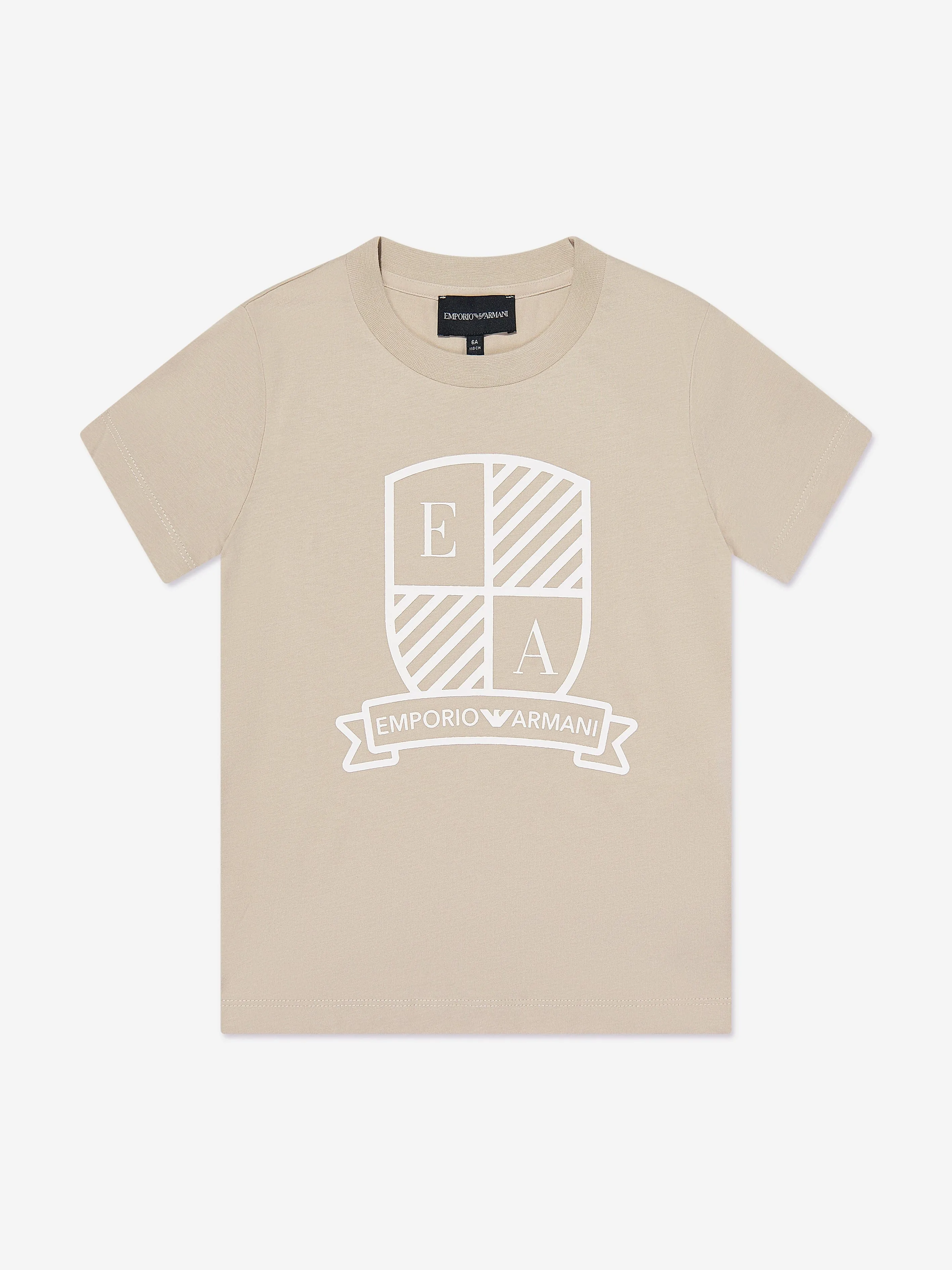 Emporio Armani Boys 2 Pack T-Shirts Set in Multicolour