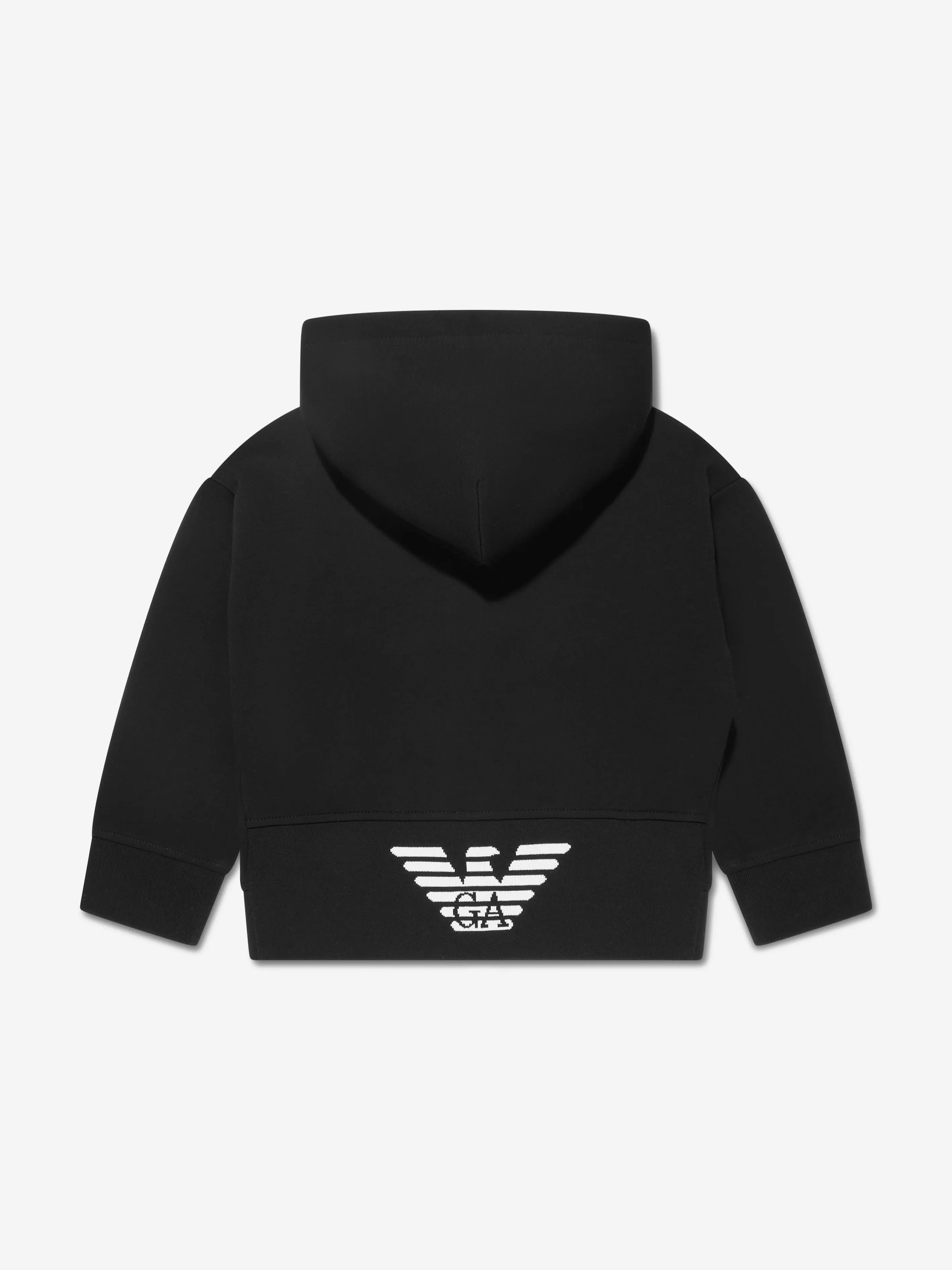 Emporio Armani Boys Logo Zip Up Hoodie