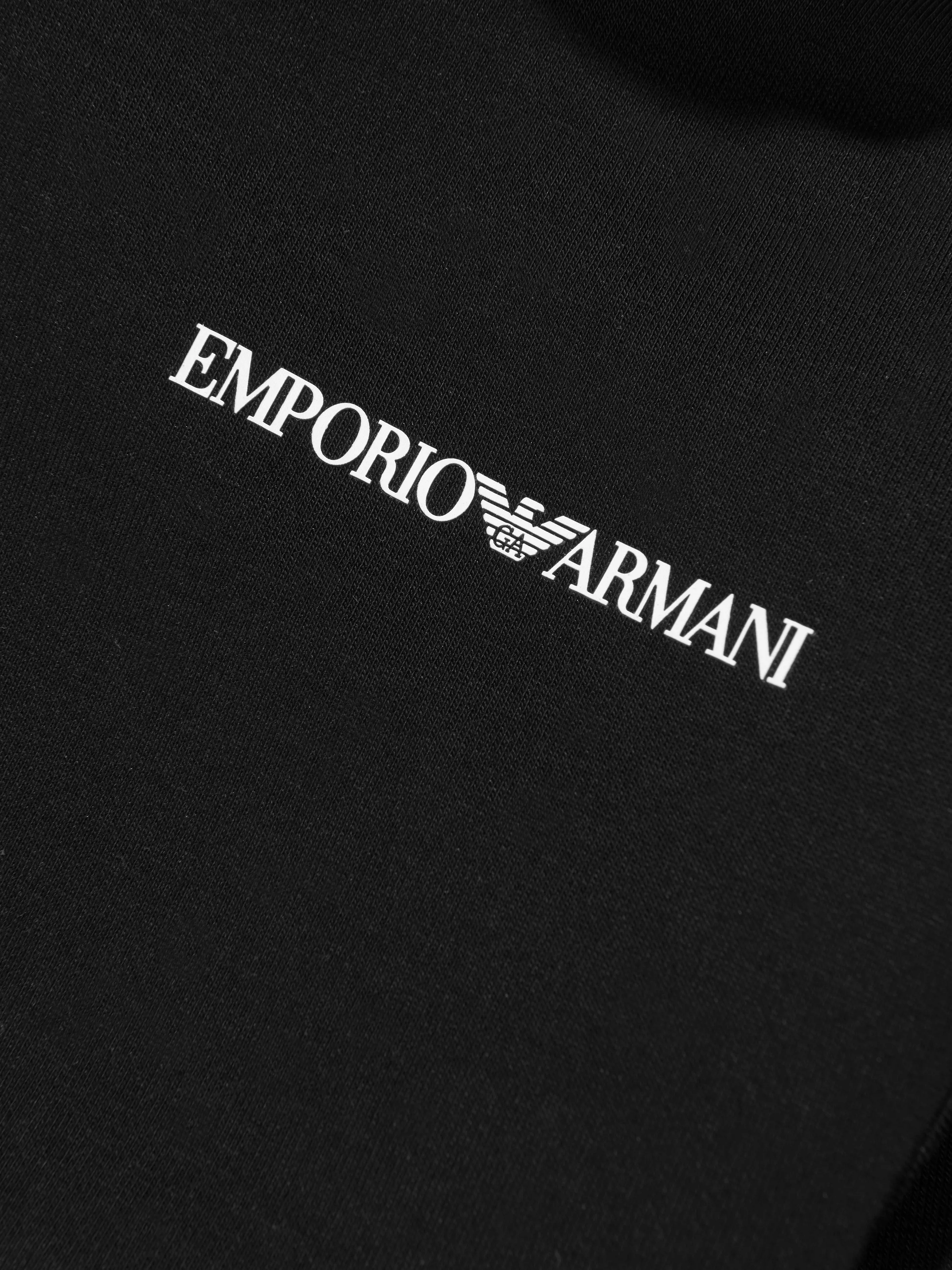 Emporio Armani Boys Logo Zip Up Hoodie