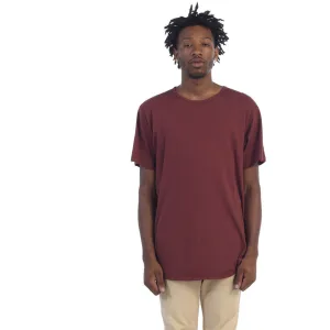 EPTM Plain Long Burgundy Tees