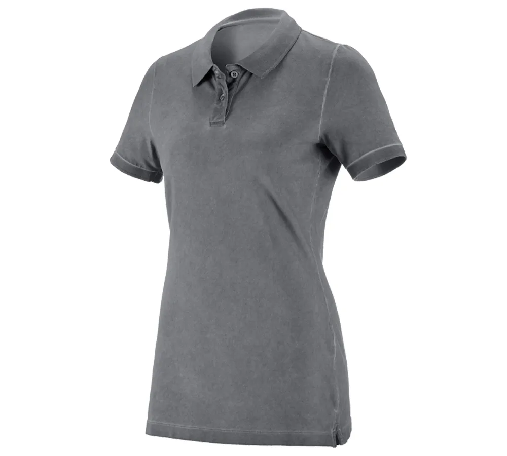e.s. Polo shirt vintage cotton stretch, ladies'