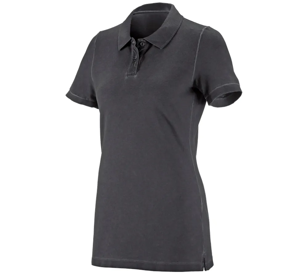 e.s. Polo shirt vintage cotton stretch, ladies'