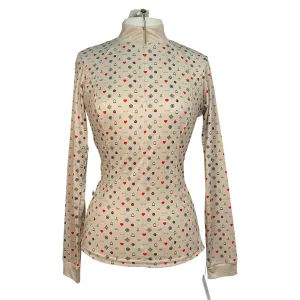 Espoir Quarter Zip Sun Shirt in Beige Queens - Women's XS