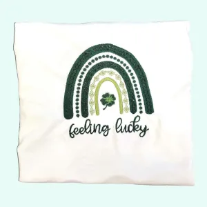 Feeling Lucky St Patrick T Shirt, St Patrick Shirt,  Girls St. Patrick T-Shirt, Toddler St Patrick T Shirt, Girls Shirts