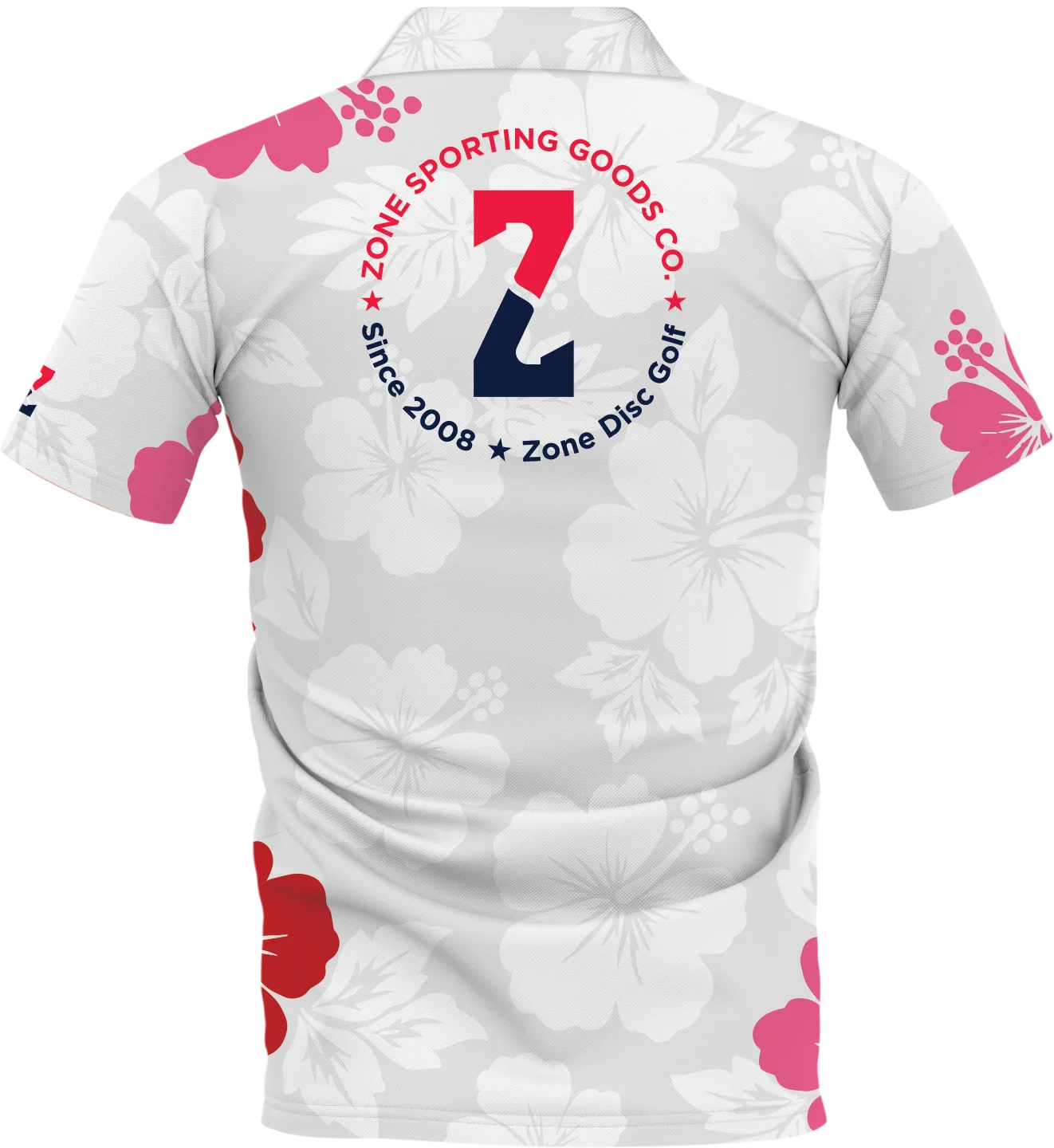 Floral Disc Golf Polo