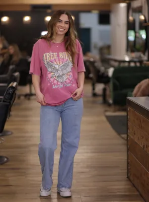 Freebird World Tour Pink Tee