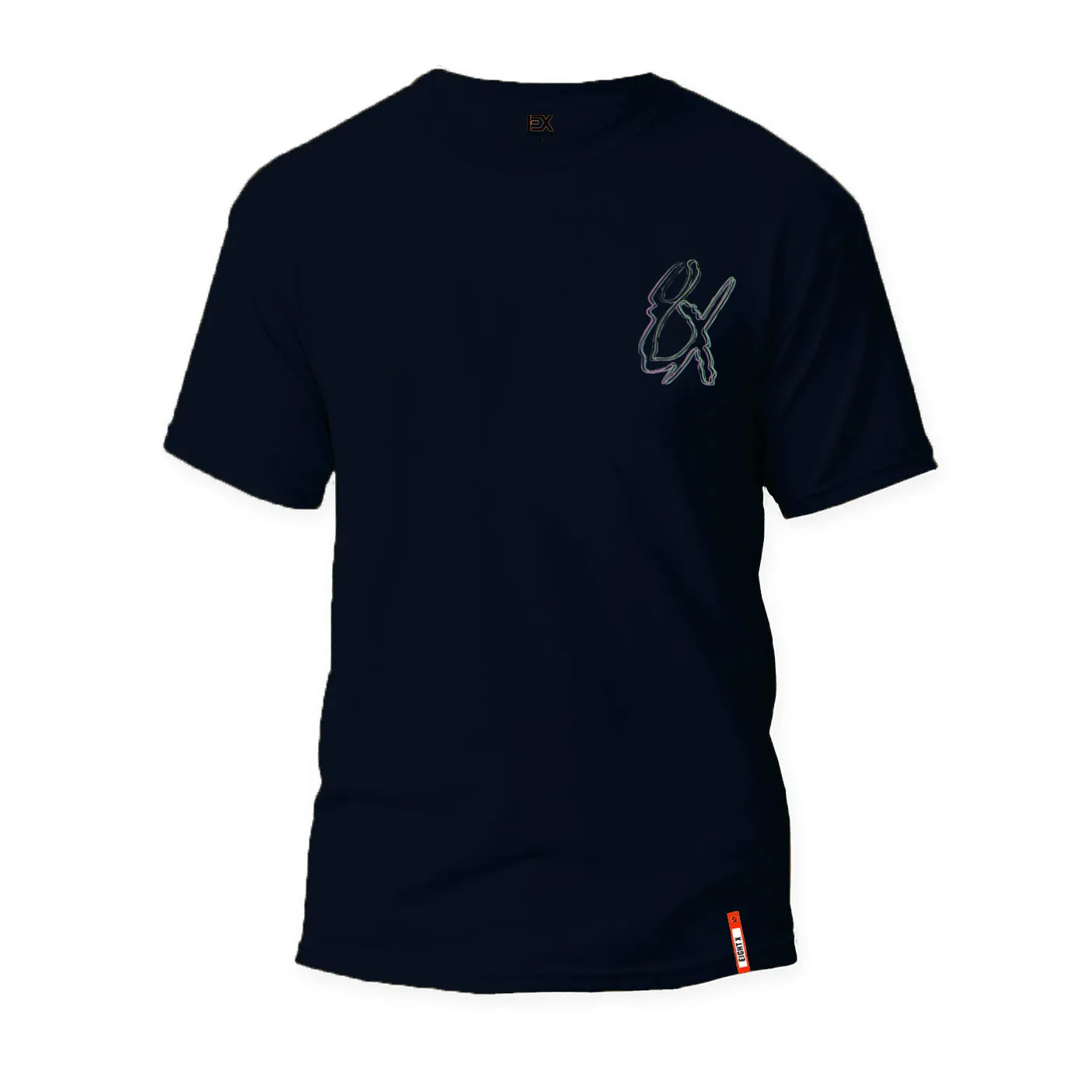 Frequency Logo Graphic T-Shirt - Navy