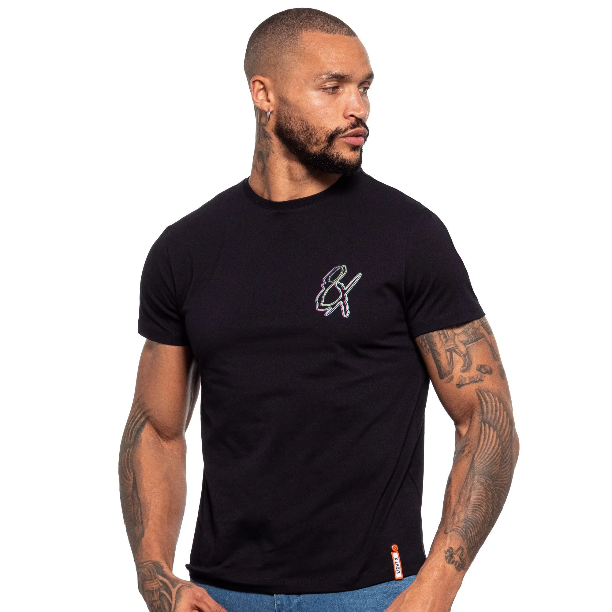 Frequency Logo Graphic T-Shirt - Navy