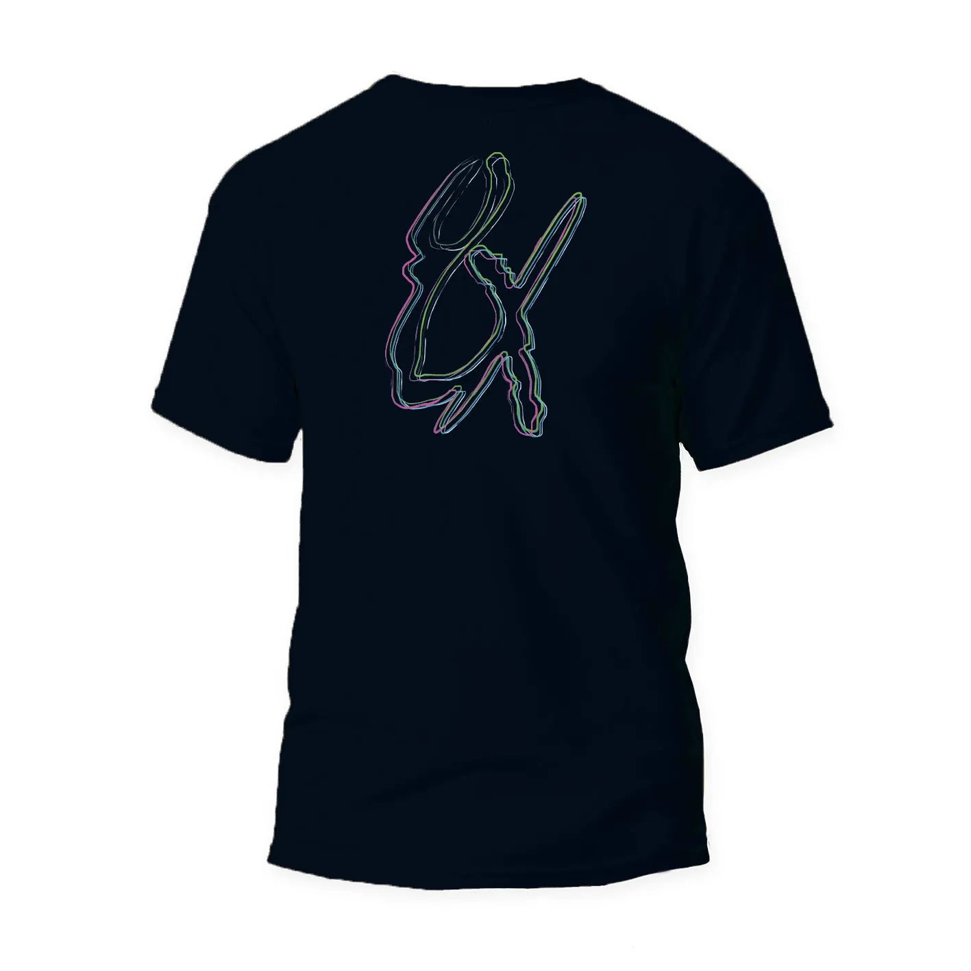 Frequency Logo Graphic T-Shirt - Navy