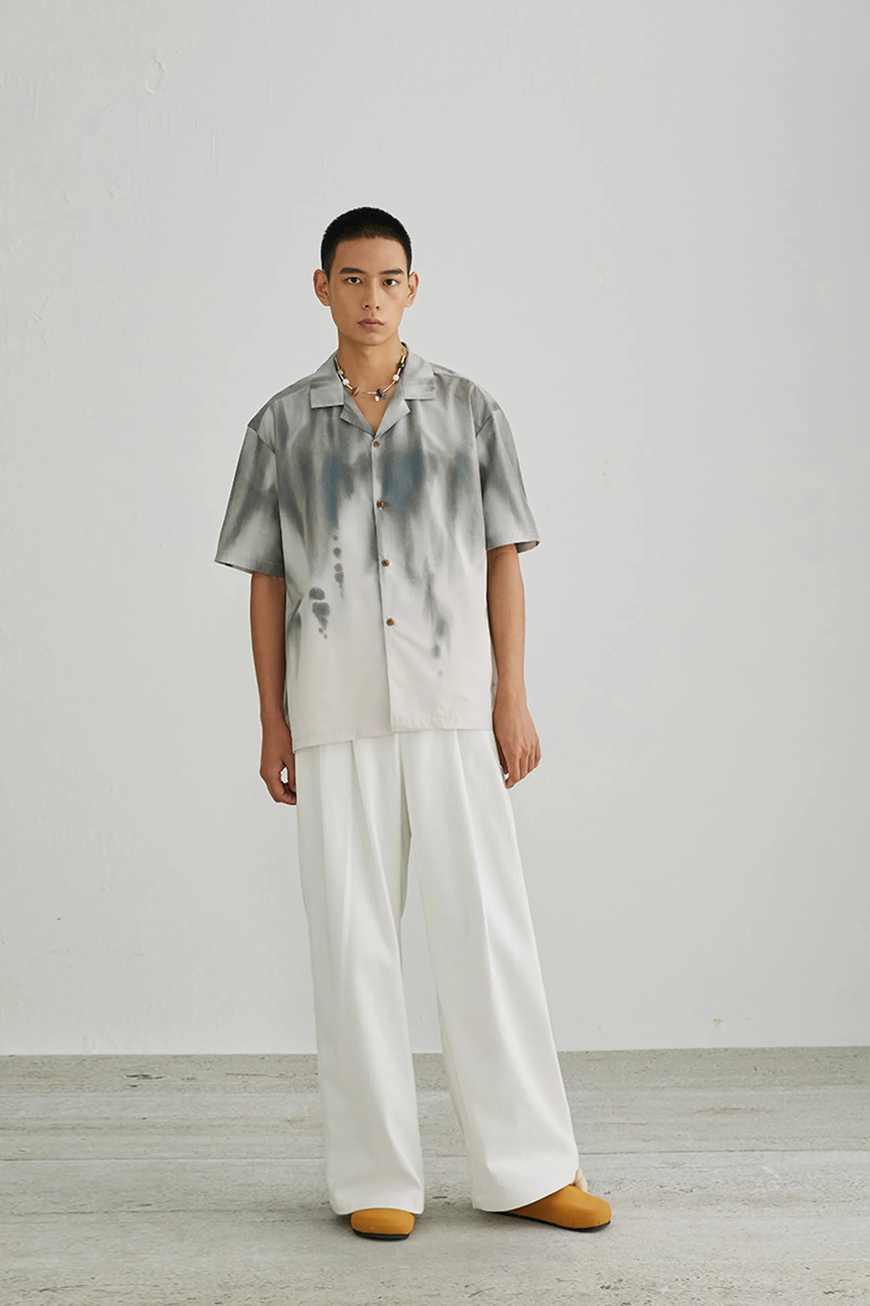 GAGNONLEE CUBAN COLLAR TIE DYE SHIRT