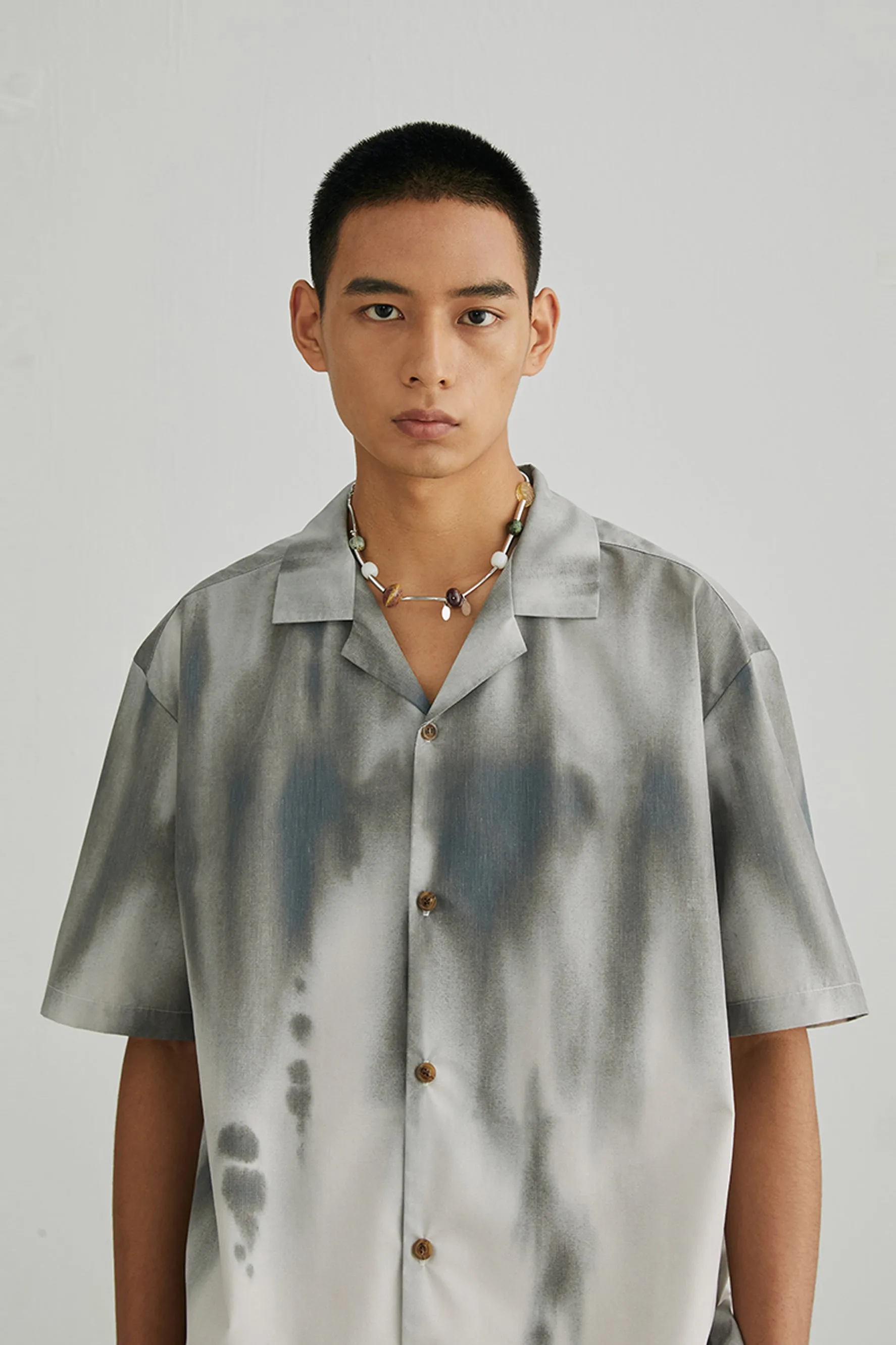 GAGNONLEE CUBAN COLLAR TIE DYE SHIRT