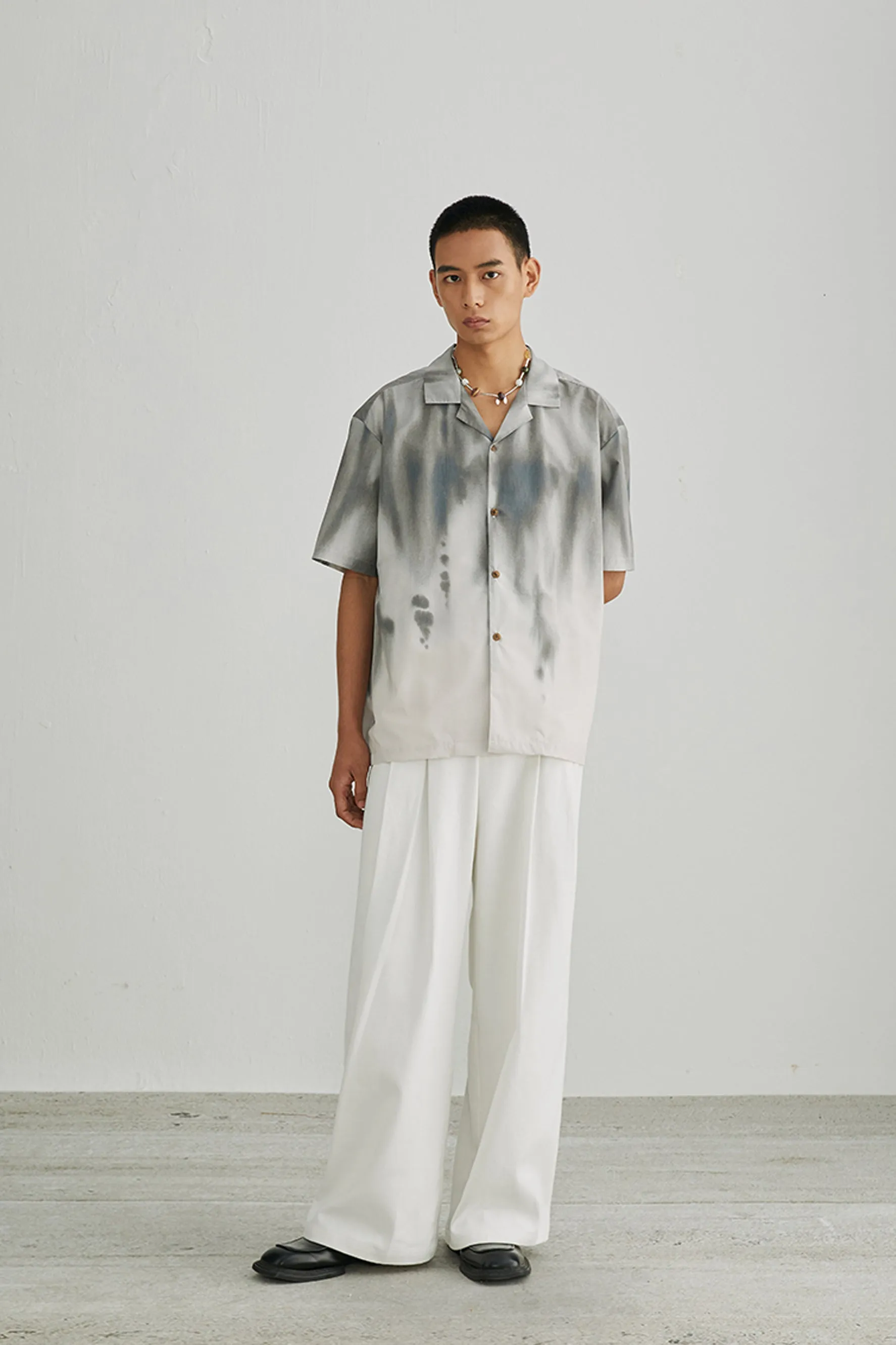 GAGNONLEE CUBAN COLLAR TIE DYE SHIRT