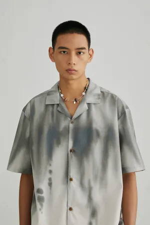 GAGNONLEE CUBAN COLLAR TIE DYE SHIRT