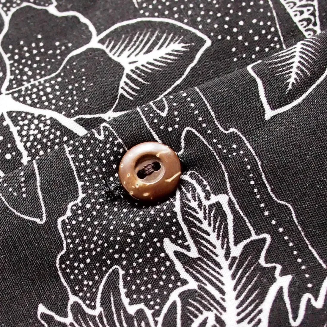 Island Hop Black Hawaiian Rayon Shirt