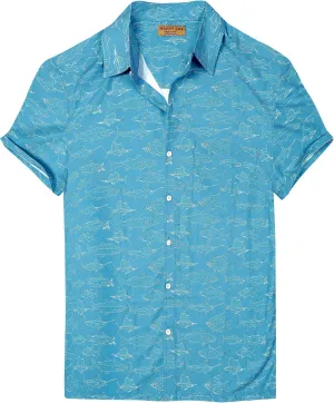 Island Vibes Sea Fish Men's Shirt