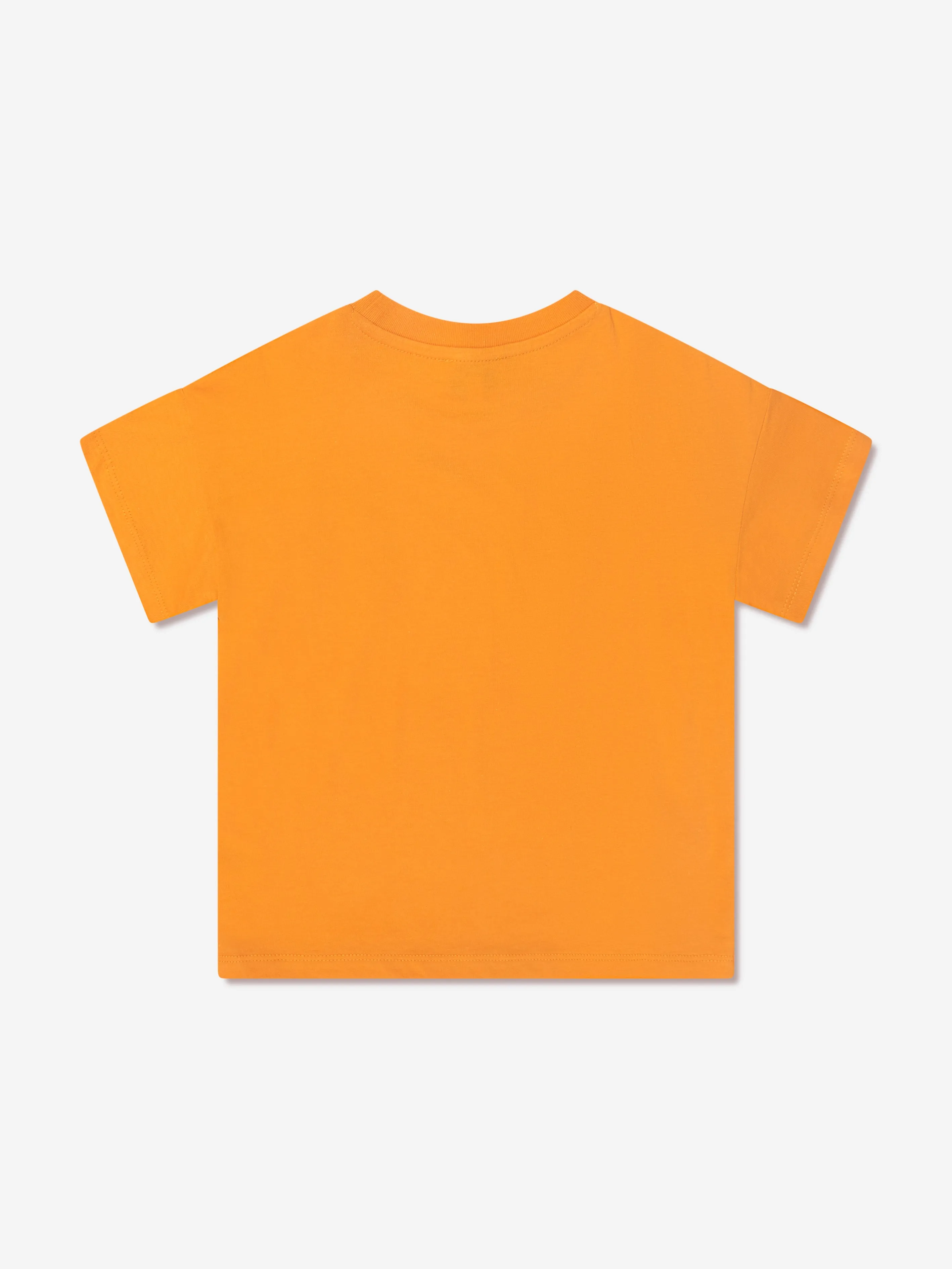 KENZO Boys Organic Cotton Tiger Friends T-Shirt in Orange