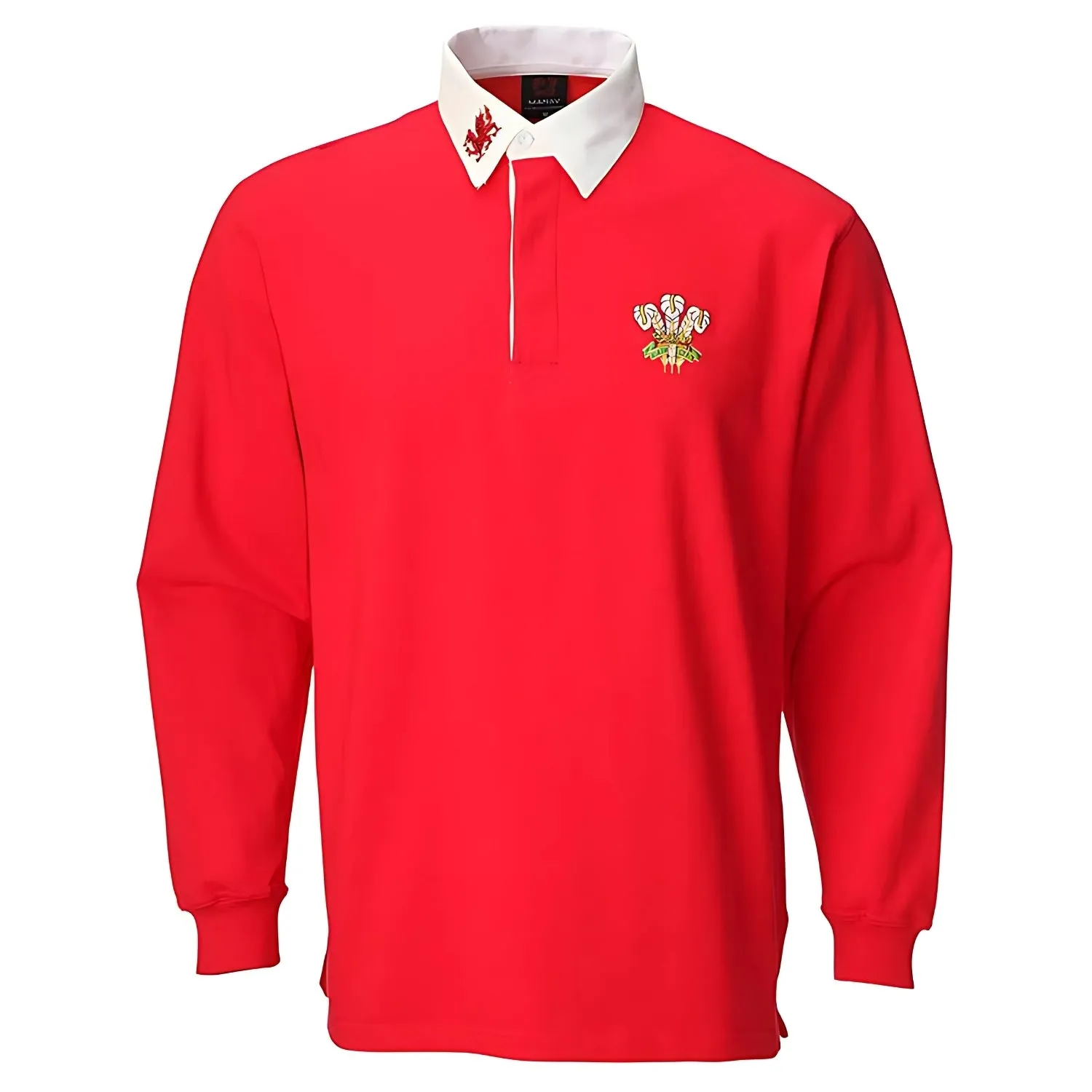 Kids' Traditional Long Sleeve Welsh Red Rugby Shirts Age 3-4 Years