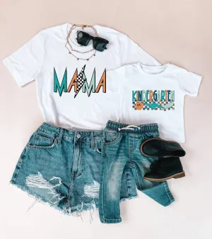 Kindergarten Rocker Mama of Boy Shirts Matching Shirts