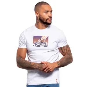 Knight Fall Graphic T-Shirt - White