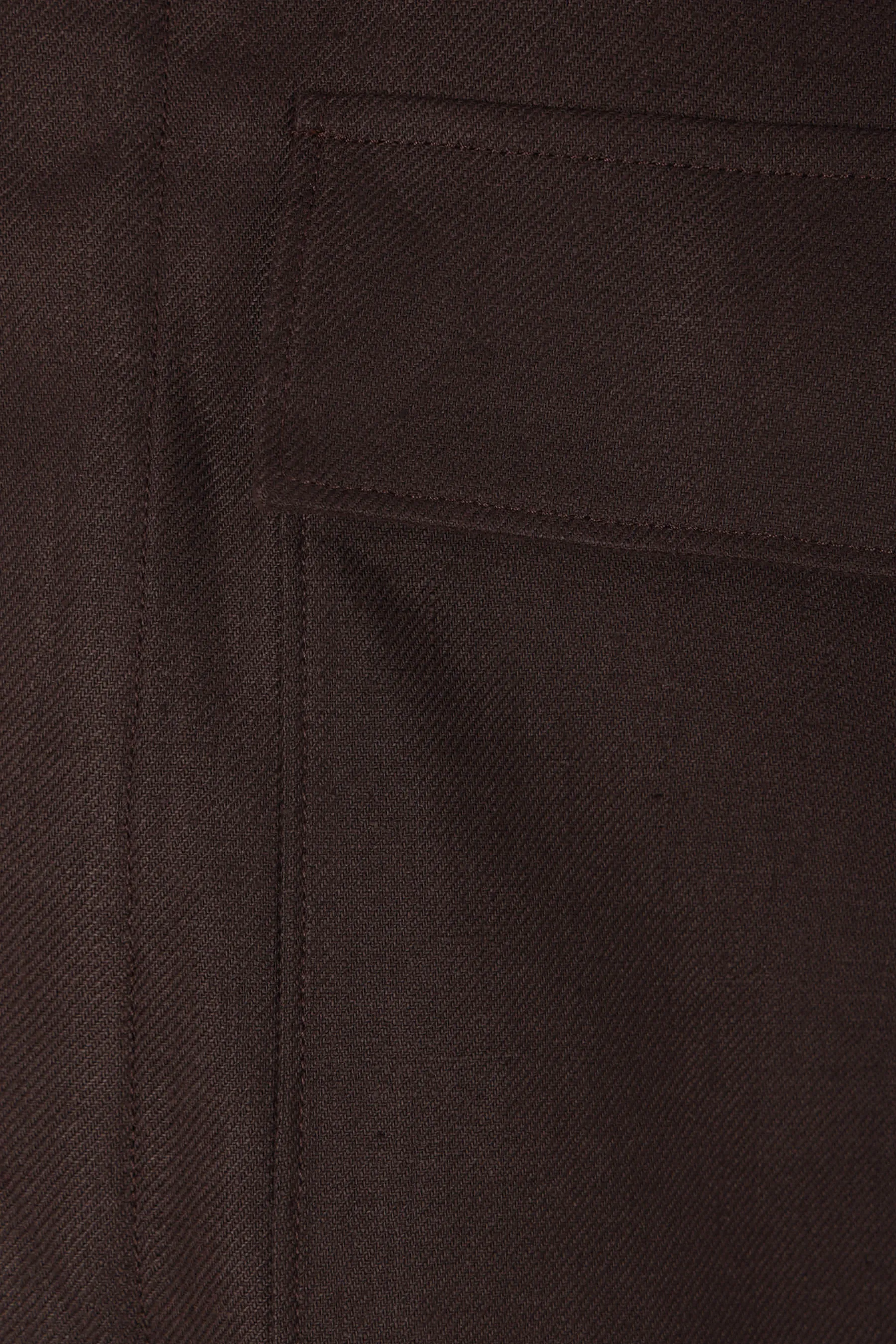 Linen Jersey-Lined Overshirt