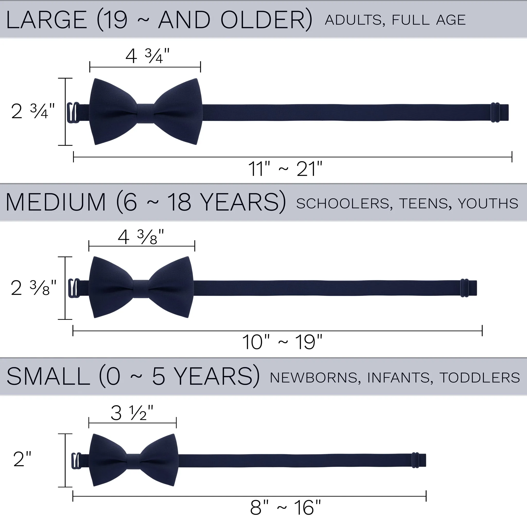Linen Navy Blue Bow Tie