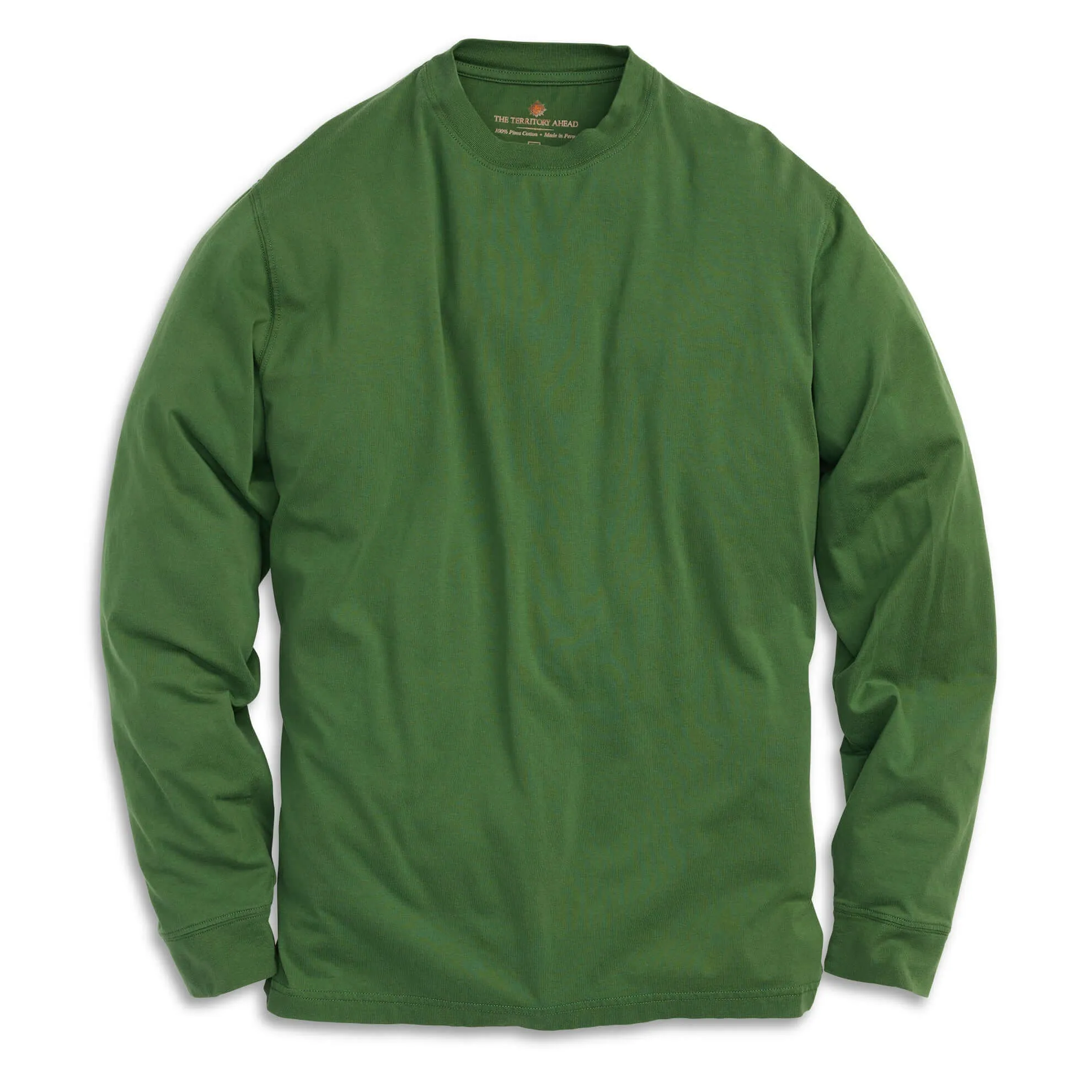 Long Sleeve Peruvian Pima Crew