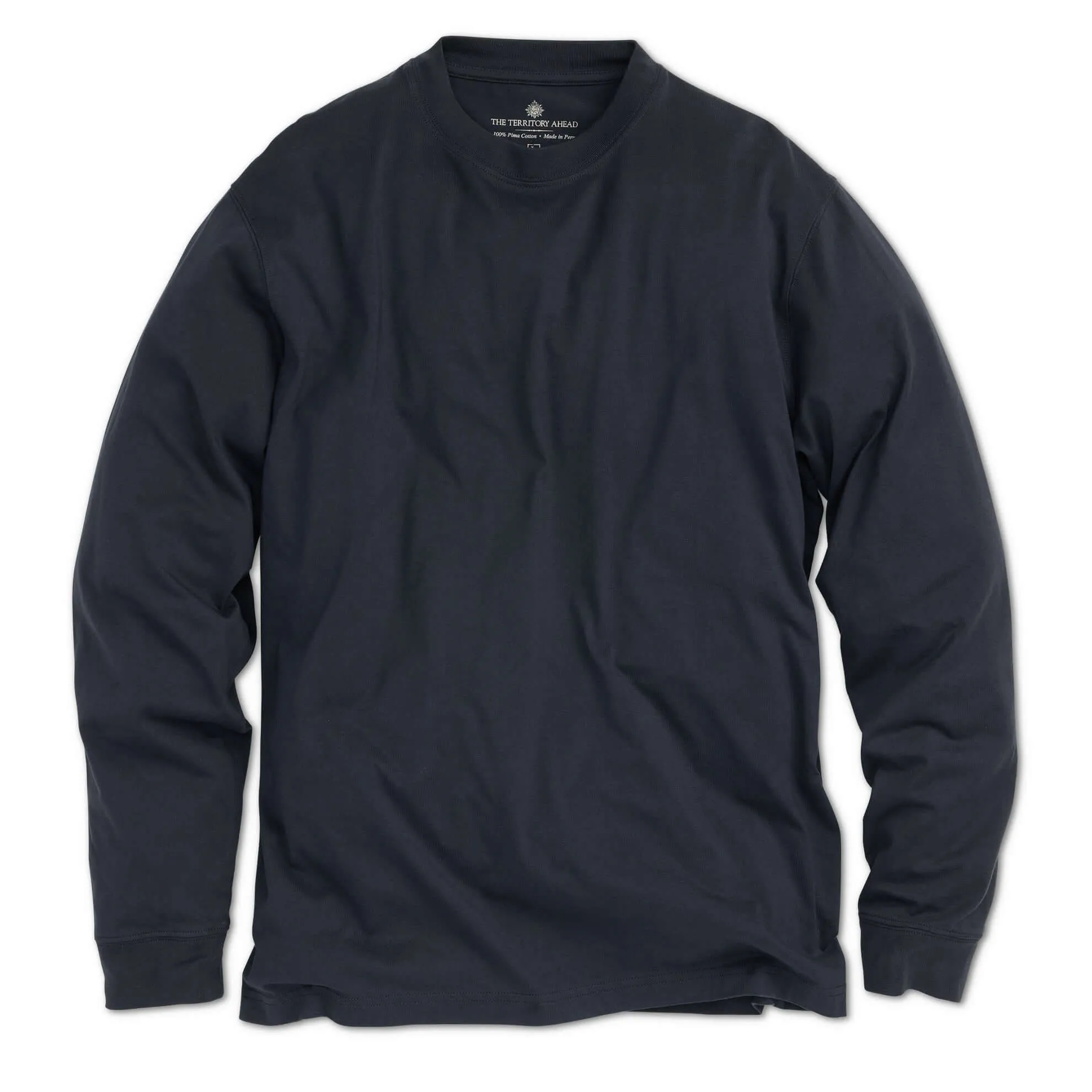 Long Sleeve Peruvian Pima Crew