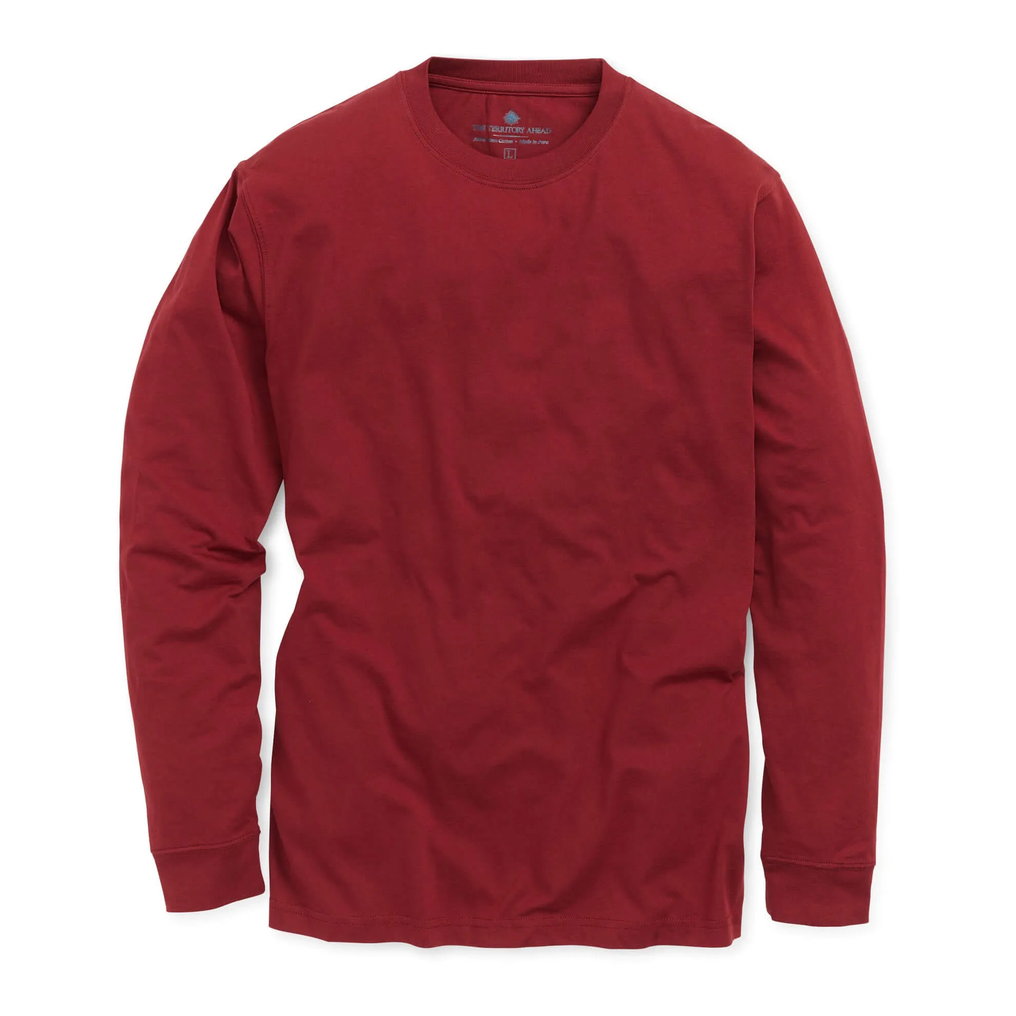 Long Sleeve Peruvian Pima Crew