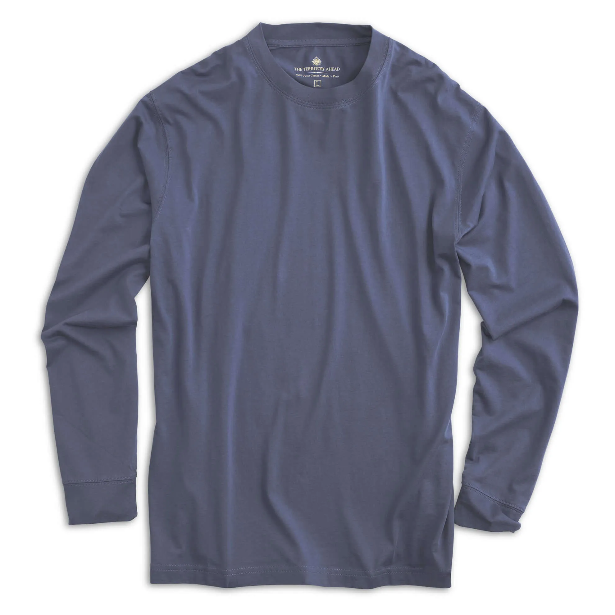 Long Sleeve Peruvian Pima Crew