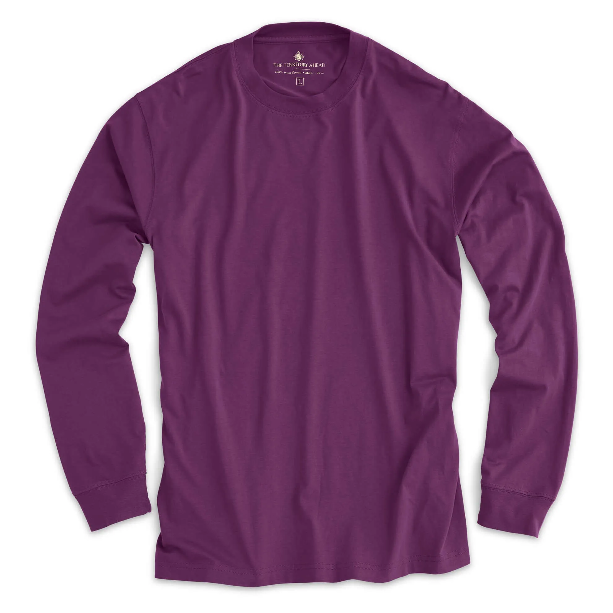 Long Sleeve Peruvian Pima Crew