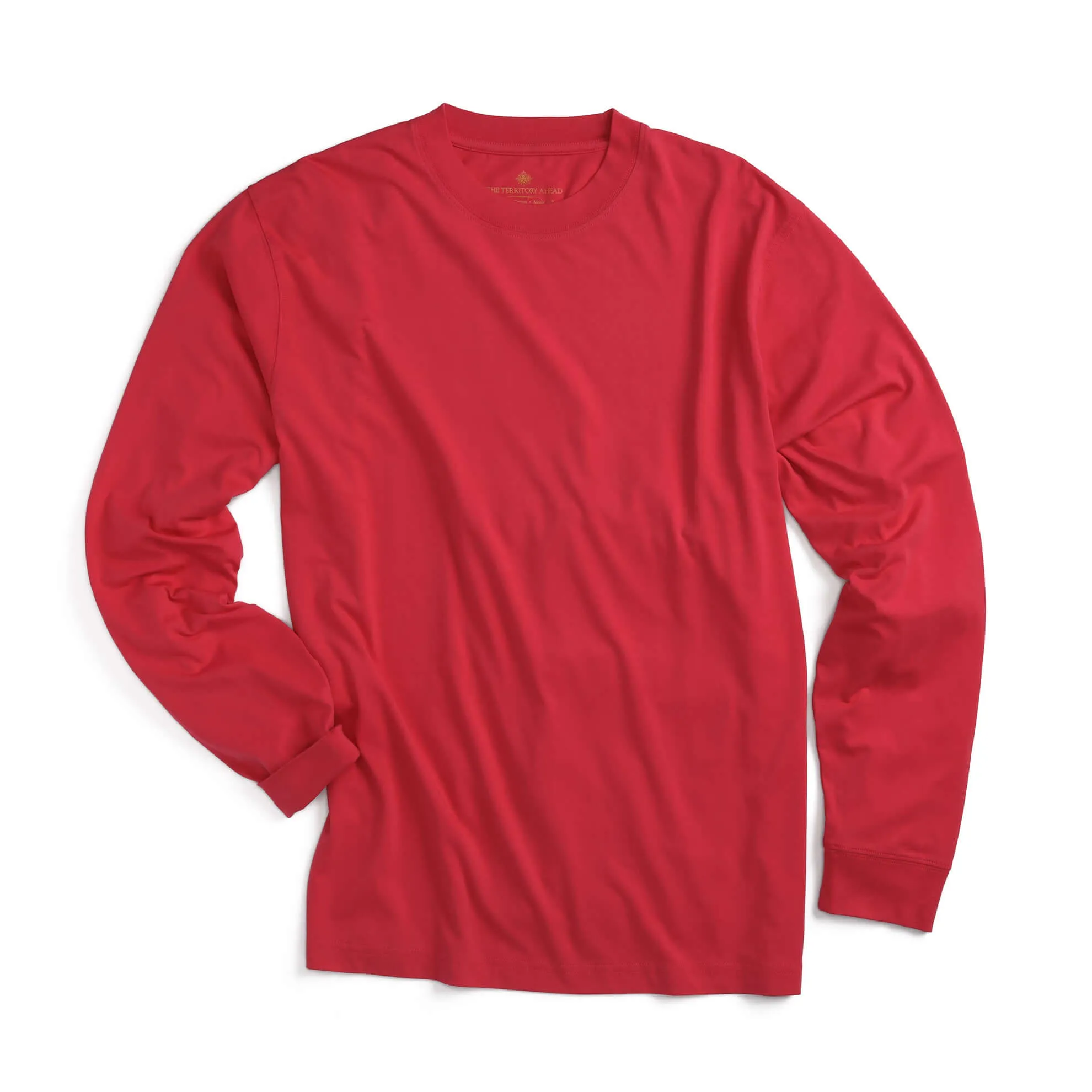 Long Sleeve Peruvian Pima Crew