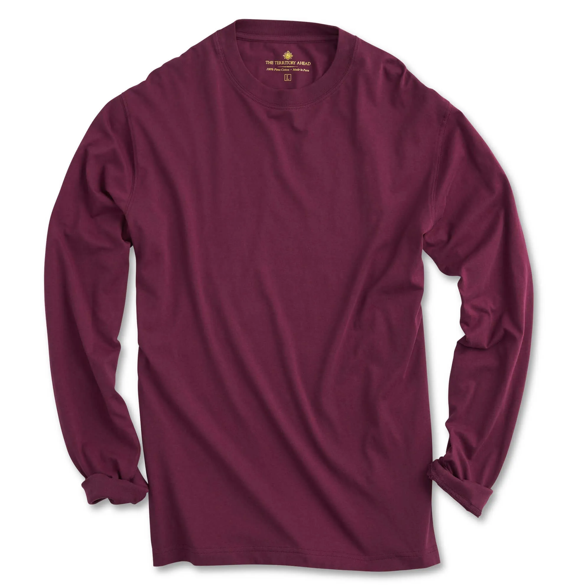Long Sleeve Peruvian Pima Crew