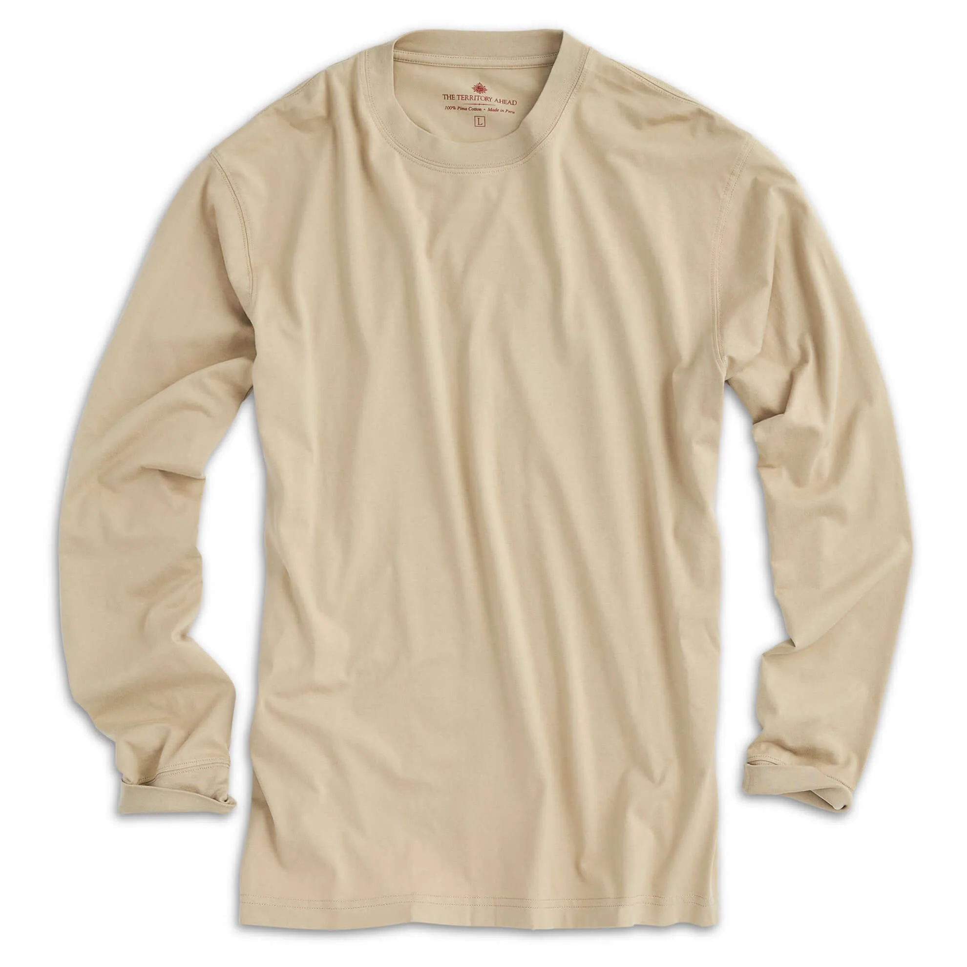 Long Sleeve Peruvian Pima Crew