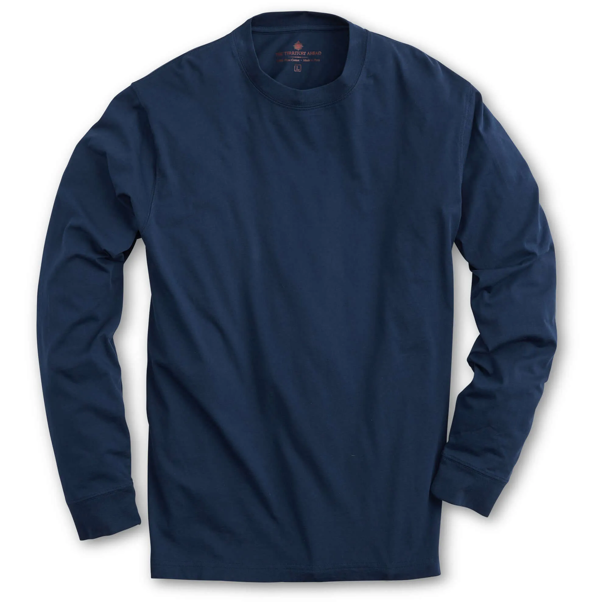 Long Sleeve Peruvian Pima Crew