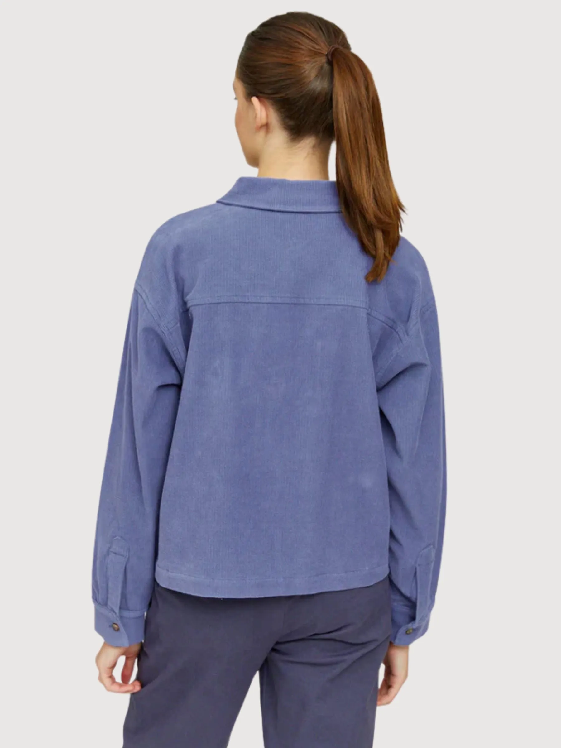 Luna Shirt Mid Blue Women | Mazine