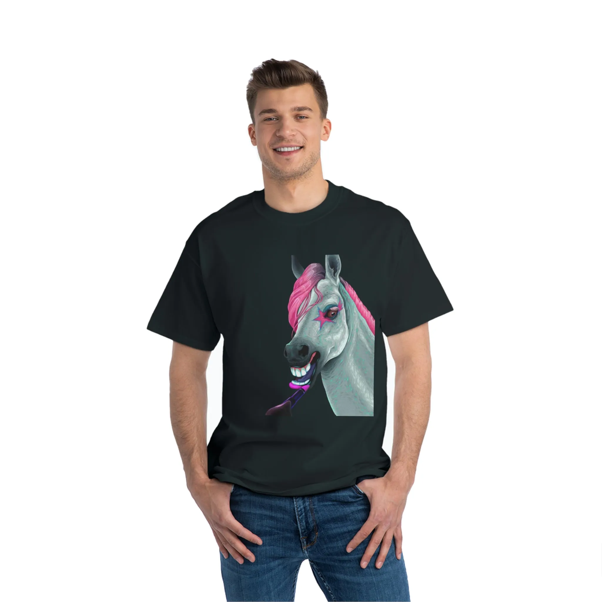 Makeup Horse POD Beefy-T®  Short-Sleeve T-Shirt