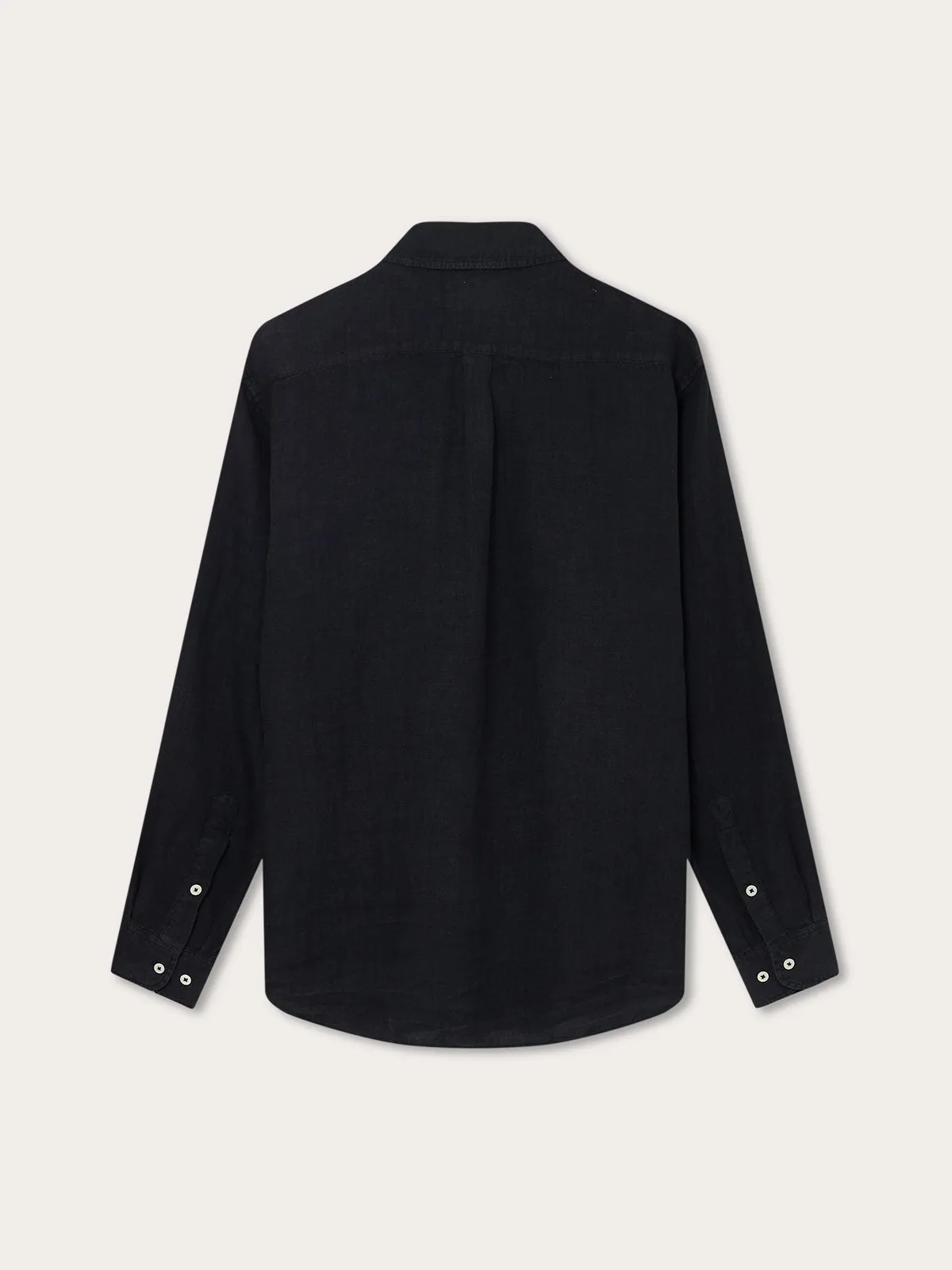Men's Volcanic Black Abaco Linen Shirt