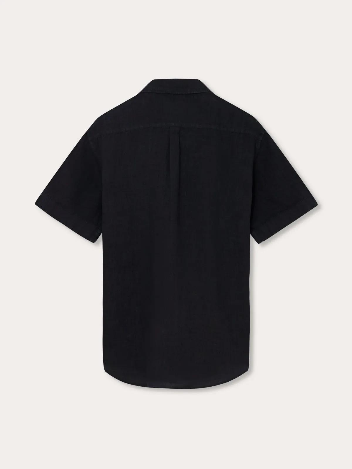 Men's Volcanic Black Manjack Linen Shirt