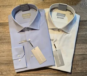 MICHAEL KORS Modern Fit Poplin Stretch Shirts