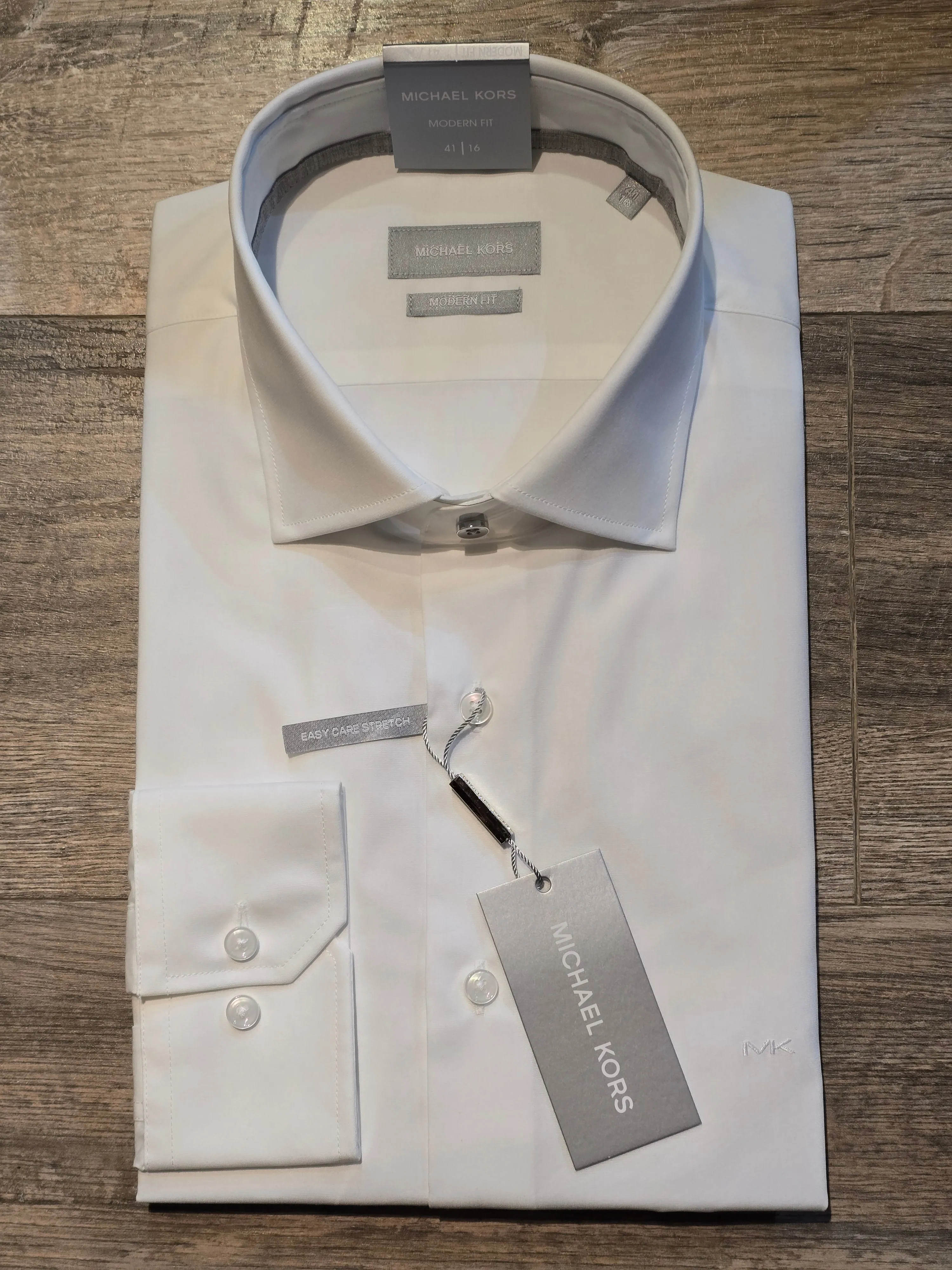 MICHAEL KORS Modern Fit Poplin Stretch Shirts