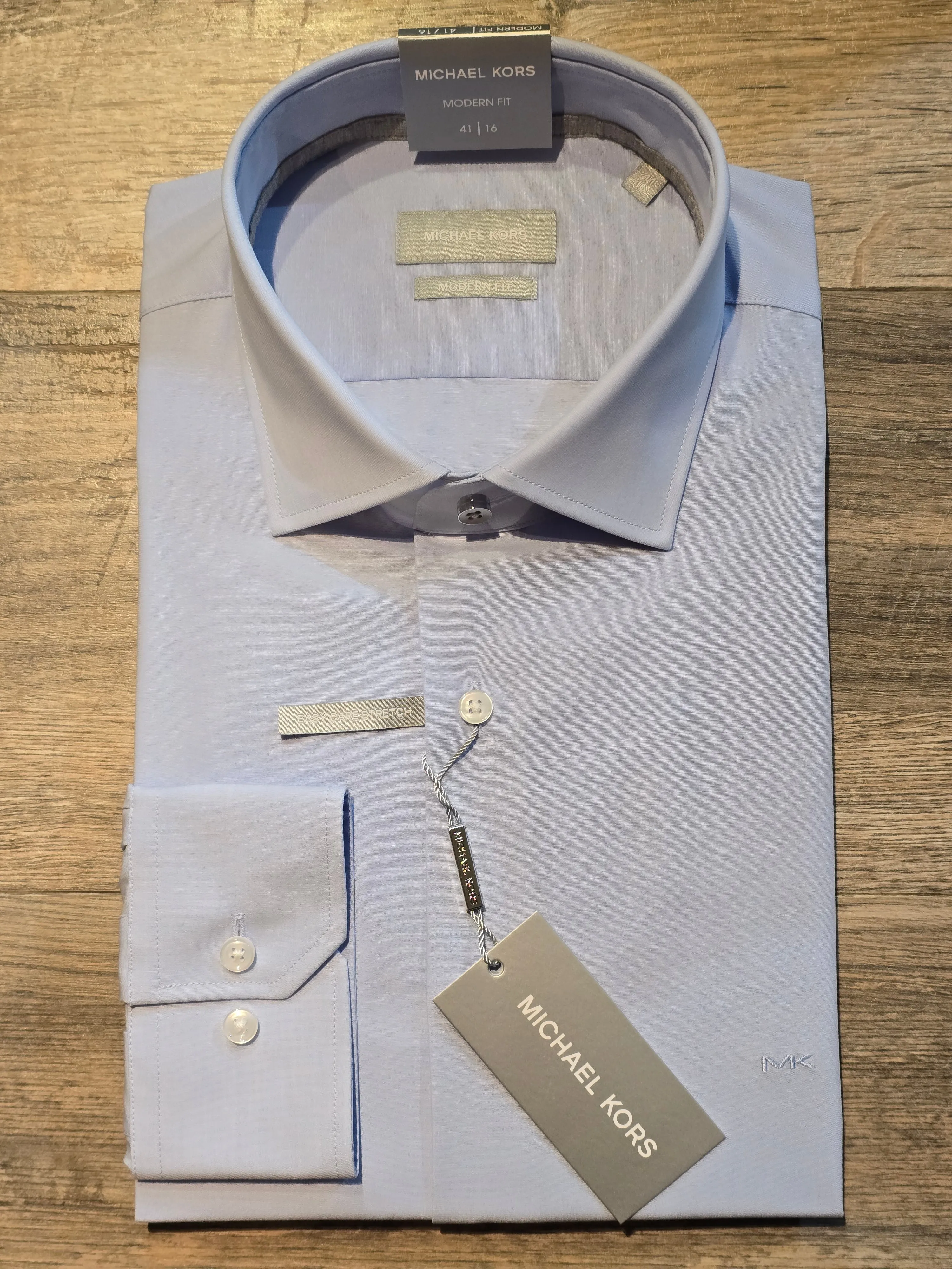MICHAEL KORS Modern Fit Poplin Stretch Shirts